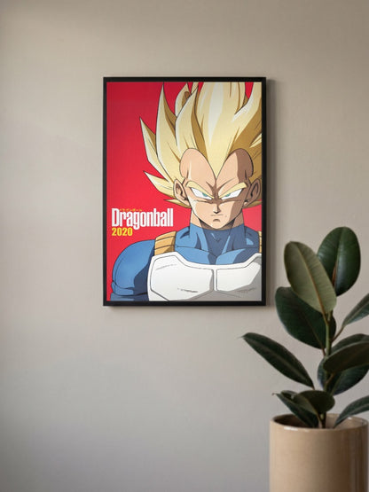 Majin Vegeta Portrait Anime Poster