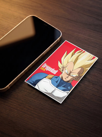 Majin Vegeta Portrait Anime Poster