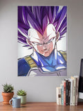 Vegeta Super Saiyan God Anime Poster