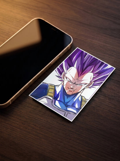 Vegeta Super Saiyan God Anime Poster