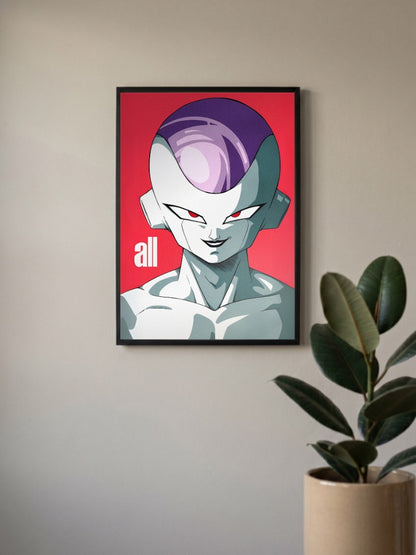 Frieza First Form Portrait Anime Poster
