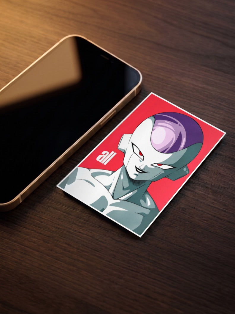 Frieza First Form Portrait Anime Poster