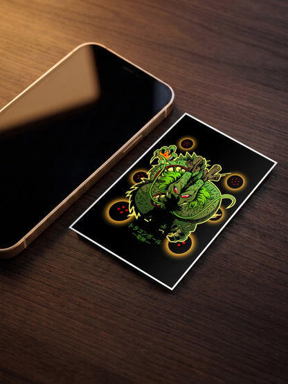 Shenron Dragon Balls Art Anime Poster