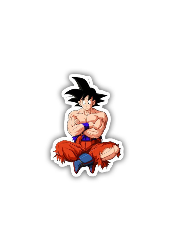 Goku Sitting Sticker