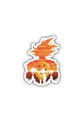 Dbz Sunset Sticker