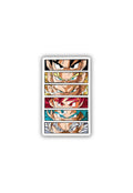 All SSJ GOKU forms Sticker