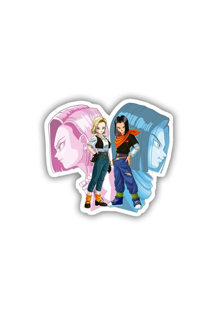 Android 17 and 18 Sticker