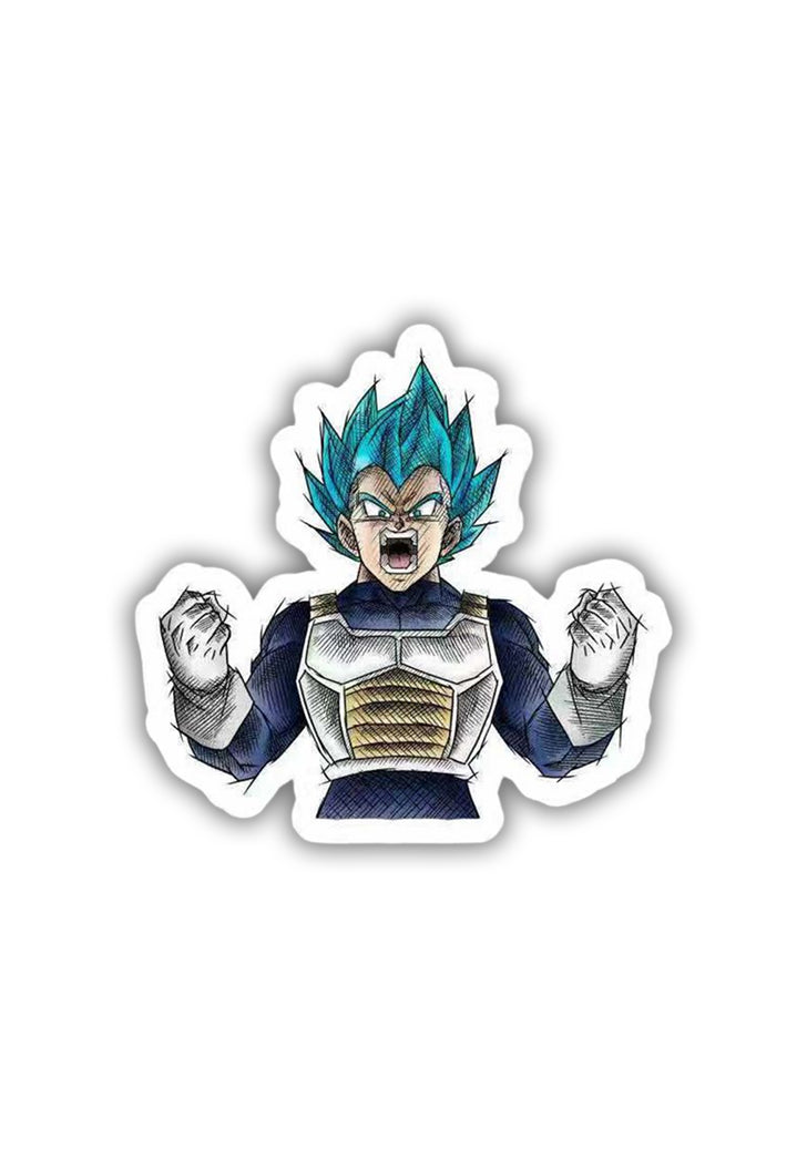 Vegeta Blue Sticker