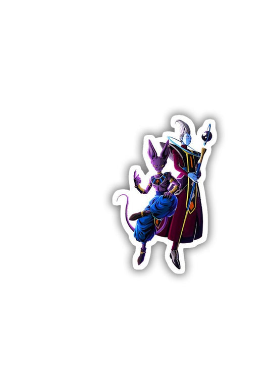 Beerus And Whis  Sticker