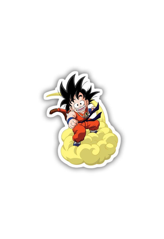 Goku riding Nimbus Sticker