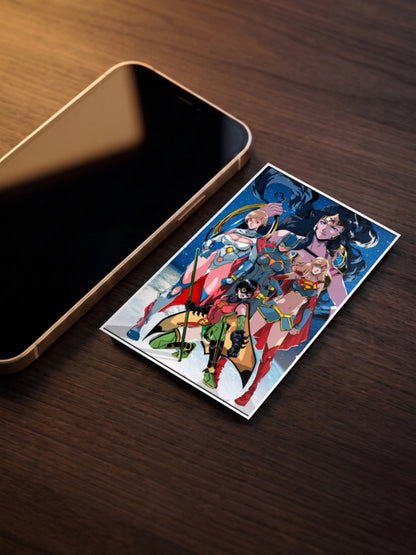 DC Superheroines Anime Group DC Poster