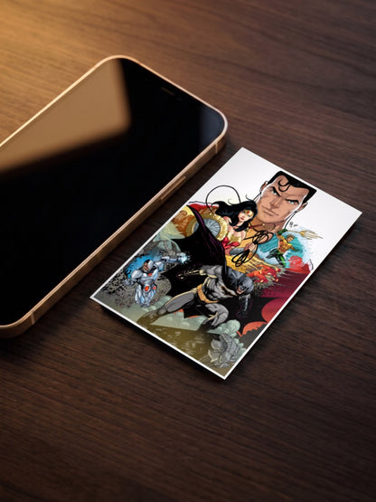 Justice League Comic Collage DC Poster