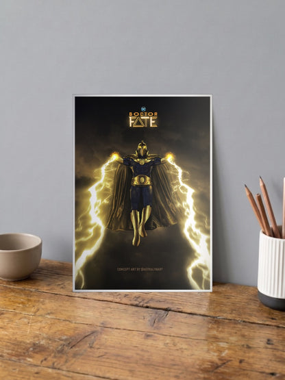 Doctor Fate Lightning Art DC Poster