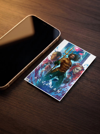 Aquaman Movie Cast Art DC Poster