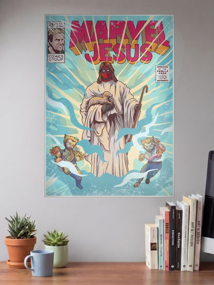 Deadpool As Marvel Jesus Marvel Poster