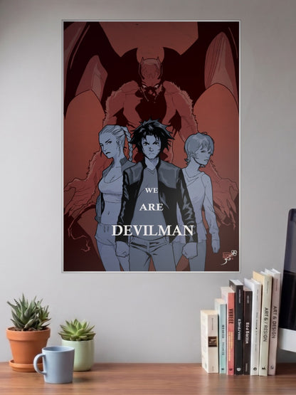 We Are Devilman Cast Art Anime Poster