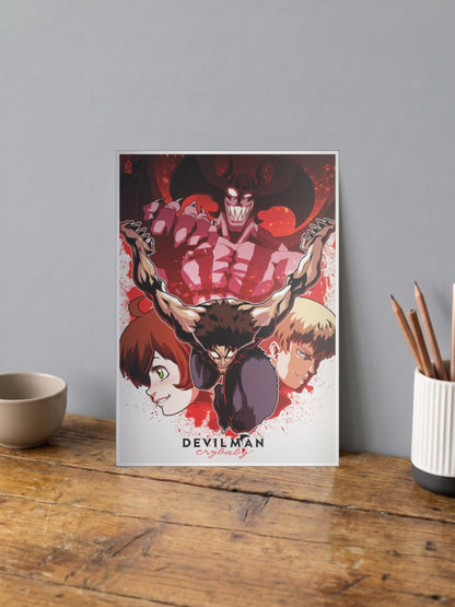 Devilman Crybaby Transformation Anime Poster