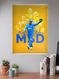 Happy Birthday MSD Collage Cricket Poster