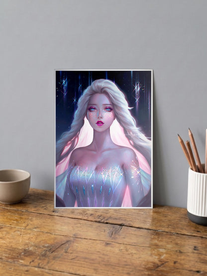Elsa unreal art Poster