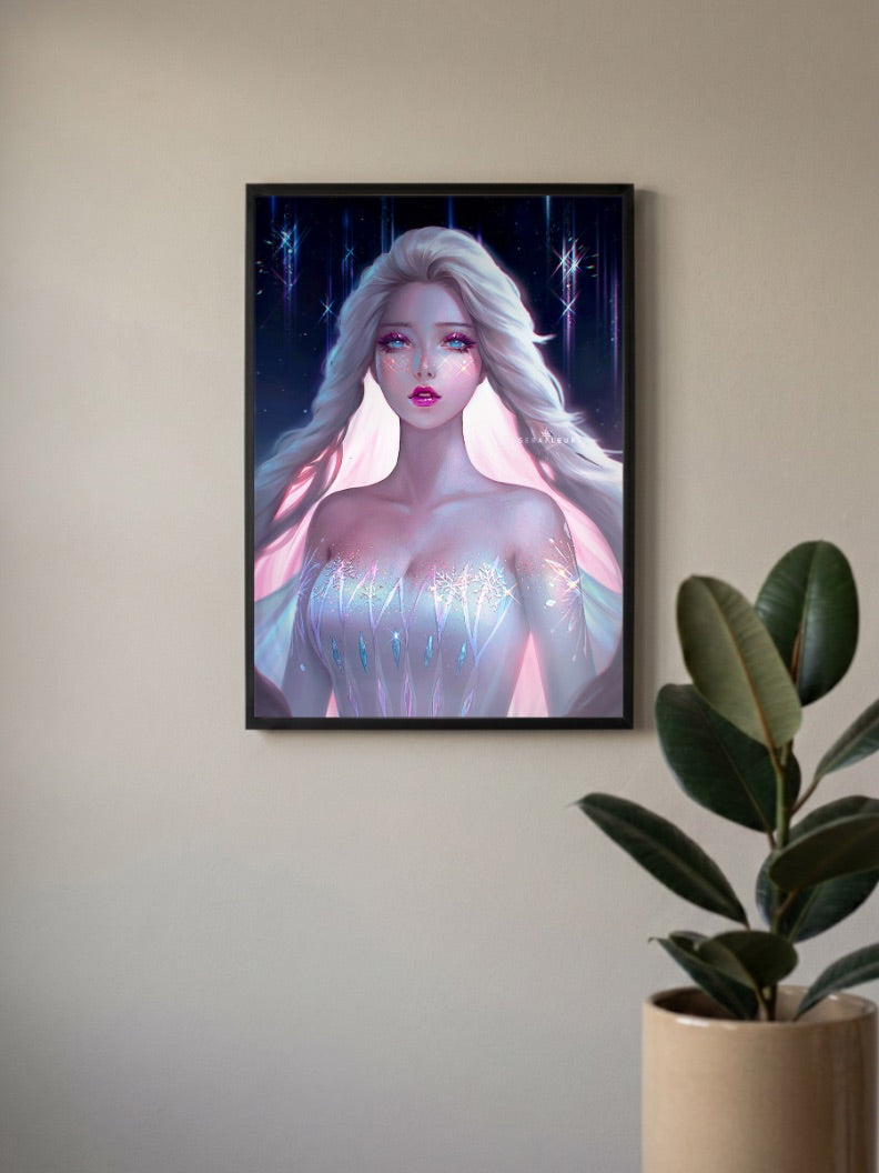 Elsa unreal art Poster