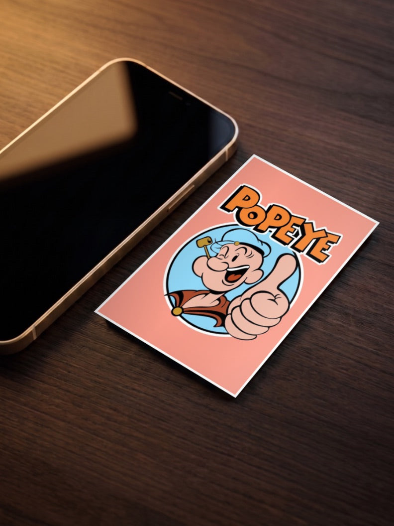 Popeye Thumbs Up Classic Cartoon Poster
