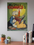 Donald Duck Comic Cover Cartoon Poster