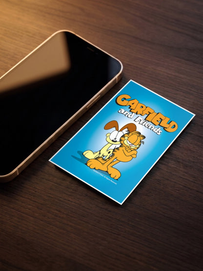 Garfield And Odie Portrait Cartoon Poster