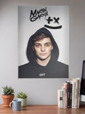 Martin Garrix Hoodie Portrait DJ Poster
