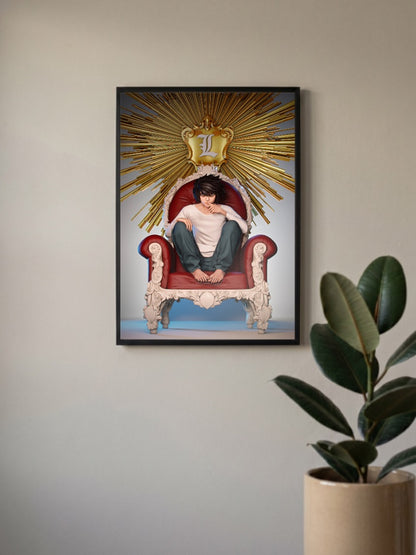 L X Death Note Poster