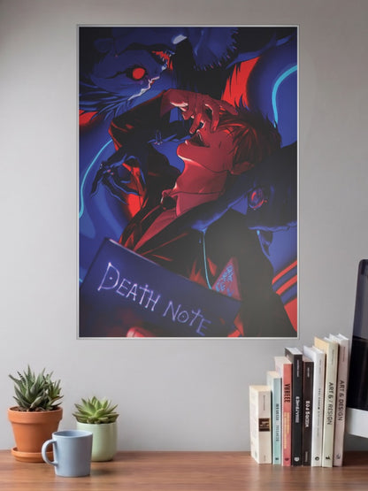 Light Yagami Ryuk Scene Anime Poster