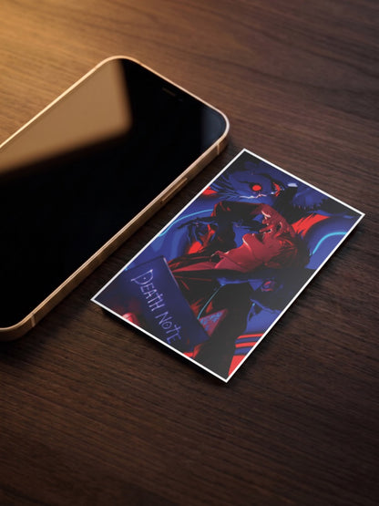 Light Yagami Ryuk Scene Anime Poster