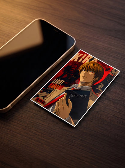 Light Yagami Kira Portrait Anime Poster