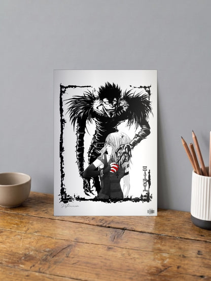 Death Note Ryuk Misa Art Anime Poster