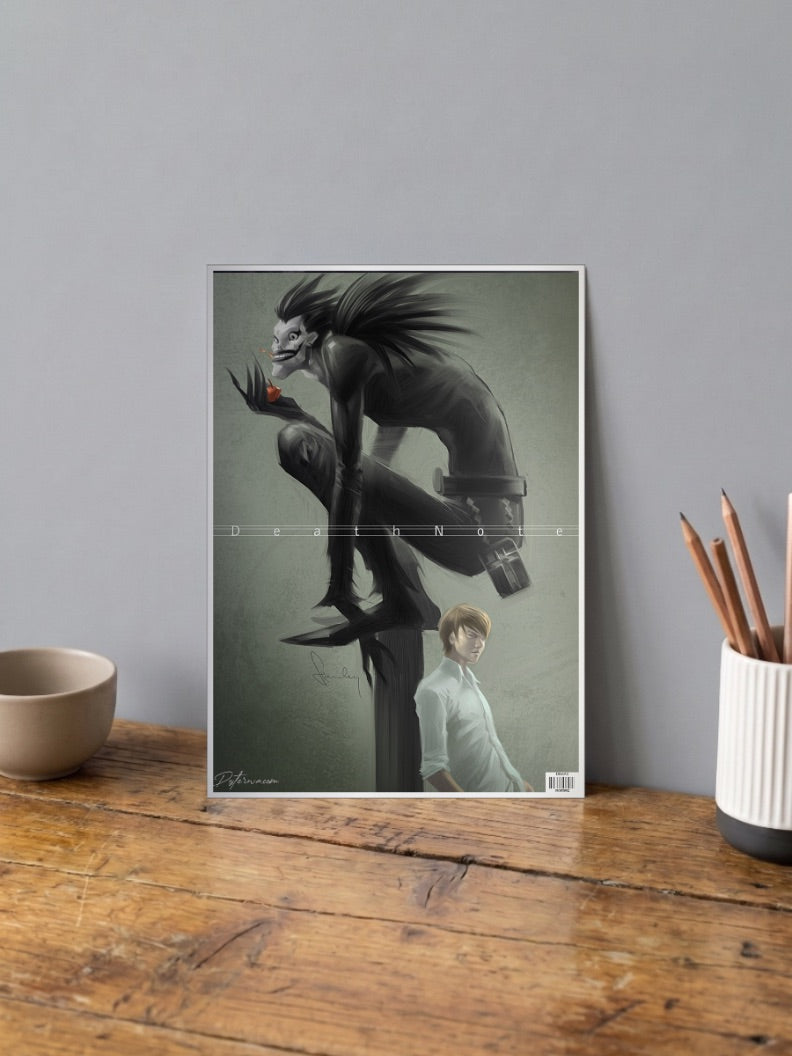Light and Ryuk Poster