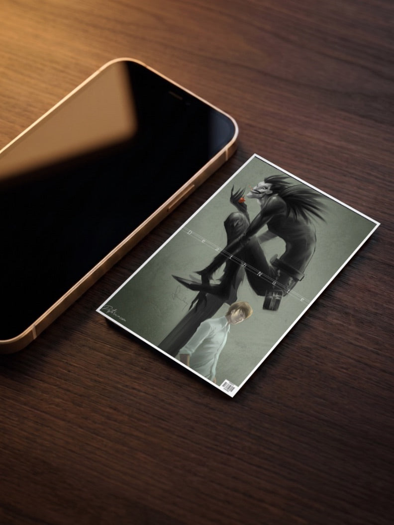 Light and Ryuk Poster