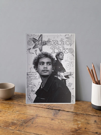 Dominic Fike Song Collage Singers Poster