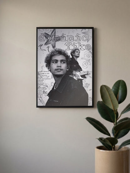 Dominic Fike Song Collage Singers Poster