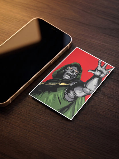 Doctor Doom Hand Raised Marvel Poster