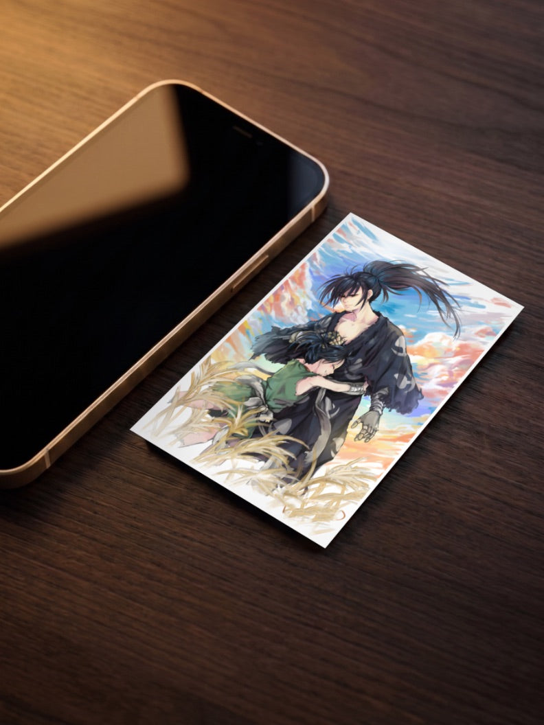 Hyakkimaru And Dororo Embrace Anime Poster