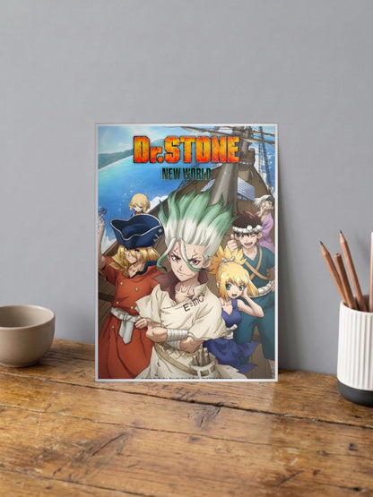 Dr Stone New World Crew Anime Poster