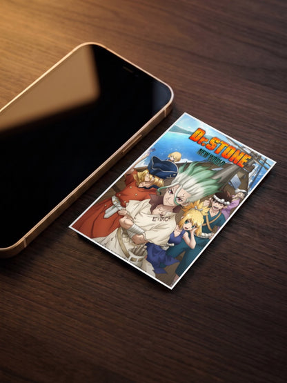 Dr Stone New World Crew Anime Poster