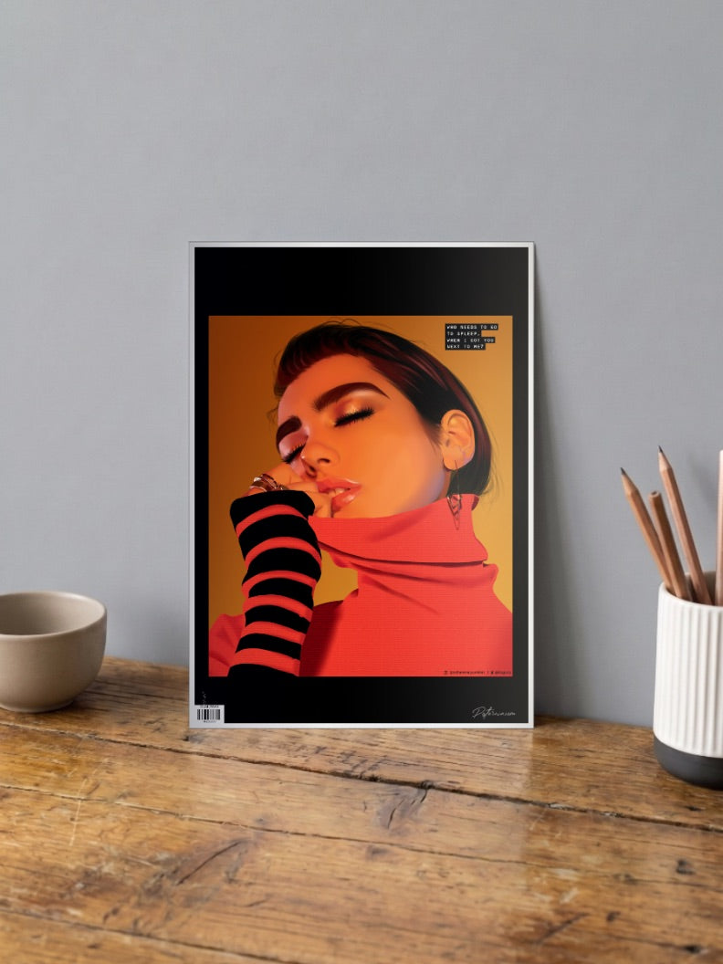 Dua Lipa Album cover Poster