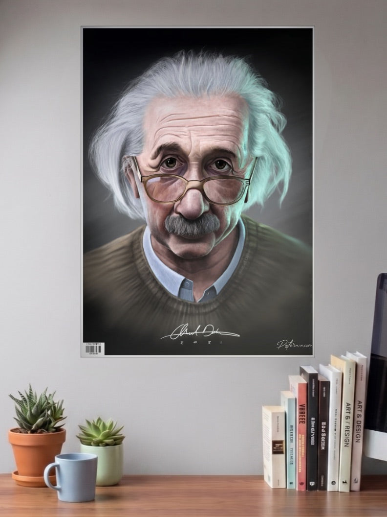 Albert Einstein Celebs Poster