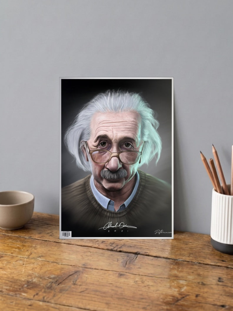 Albert Einstein Celebs Poster