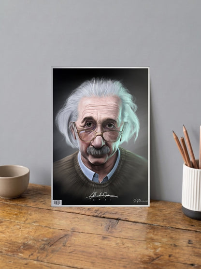 Albert Einstein Celebs Poster