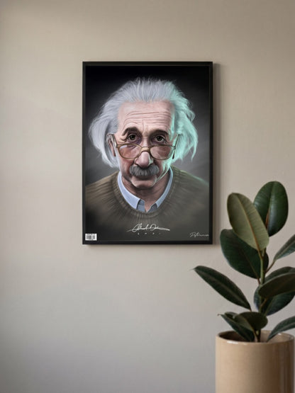 Albert Einstein Celebs Poster