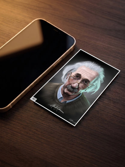 Albert Einstein Celebs Poster