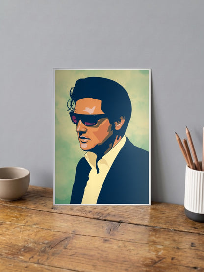 Elvis Persley Headshot Poster