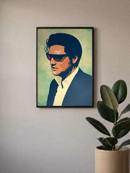 Elvis Persley Headshot Poster