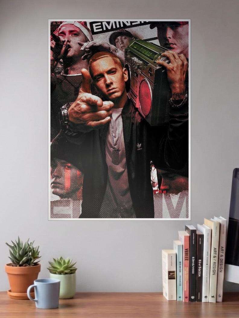 Eminem collage Poster